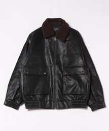 ボア衿脱着G1PUブルゾン