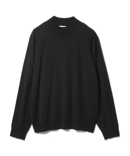 ESTNATION(エストネーション)の「ESTNATION / ウール モックネックプルオーバーニット(ニット/セーター・メンズ・キャメル/ダークブラウン/ブラック・MEDIUM/LARGE)」の15枚目の写真