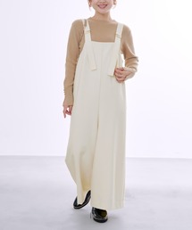 COHINA（コヒナ）の「ゴールドバックルサスペンダーオールインワン 【低身長・小柄女性】（つなぎ/オールインワン）」