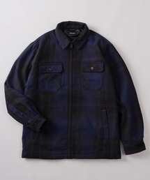 【71】【LYLE & SCOTT/ライル&スコット】ワンポイントロゴ ツイル チェック ジップジャケット