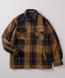 【71】【LYLE & SCOTT/ライル&スコット】ワンポイントロゴ ツイル チェック ジップジャケット
