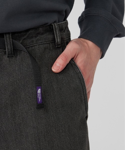 THE NORTH FACE PURPLE LABEL(ザ ノースフェイス パープルレーベル)の「THE NORTH FACE PURPLE LABEL Denim Wide Tapered Field Pants / ザ・ノース・フェイス パープル レーベル デニム ワイド テーパード フィールド パンツ(その他パンツ・メンズ・グレー・30inch/34inch/36inch)」の4枚目の写真