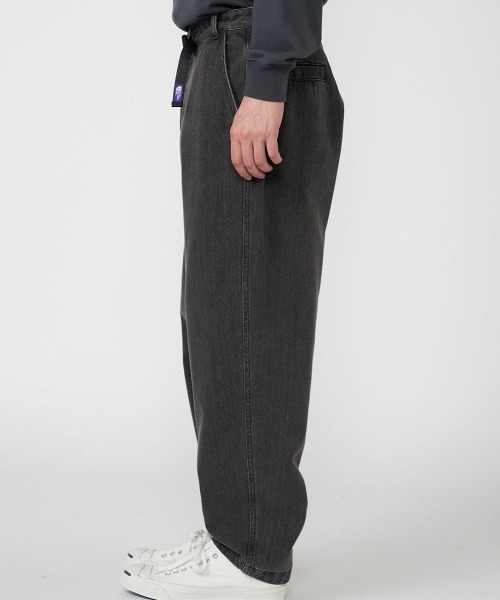 THE NORTH FACE PURPLE LABEL(ザ ノースフェイス パープルレーベル)の「THE NORTH FACE PURPLE LABEL Denim Wide Tapered Field Pants / ザ・ノース・フェイス パープル レーベル デニム ワイド テーパード フィールド パンツ(その他パンツ・メンズ・グレー・30inch/34inch/36inch)」の5枚目の写真