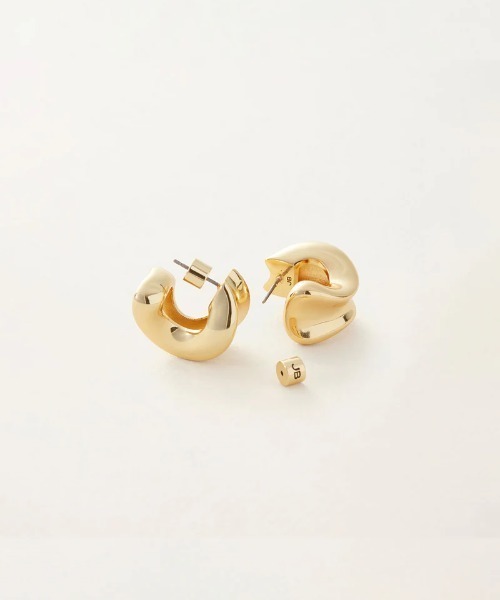 JENNYBIRD(ジェニーバード)の「【JENNY BIRD/ジェニーバード】フープピアス Chunky Doune Hoop(ピアス(両耳用)・レディース・ゴールド/シルバー・FREE)」の13枚目の写真