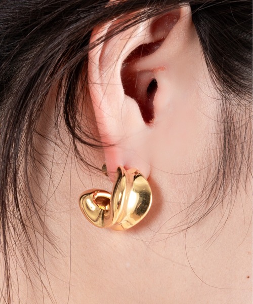 JENNYBIRD(ジェニーバード)の「【JENNY BIRD/ジェニーバード】フープピアス Chunky Doune Hoop(ピアス(両耳用)・レディース・ゴールド/シルバー・FREE)」の16枚目の写真