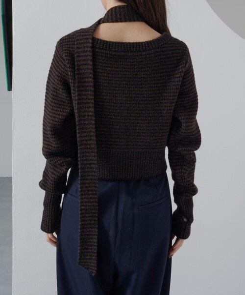 ボウタイニットカーディガン（ニット/セーター）｜Kastane（カスタネ