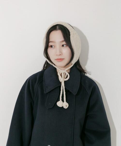 SMELLY(スメリー)の「ニットイヤーマフ(イヤーマフ・レディース・アイボリー/グレー/モカ・-)」の8枚目の写真