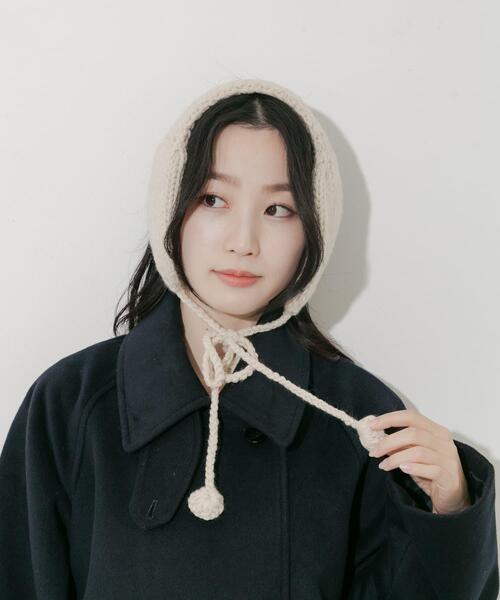 SMELLY(スメリー)の「ニットイヤーマフ(イヤーマフ・レディース・アイボリー/グレー/モカ・-)」の10枚目の写真