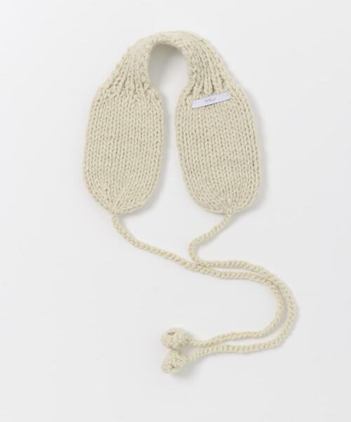 SMELLY(スメリー)の「ニットイヤーマフ(イヤーマフ・レディース・アイボリー/グレー/モカ・-)」の14枚目の写真