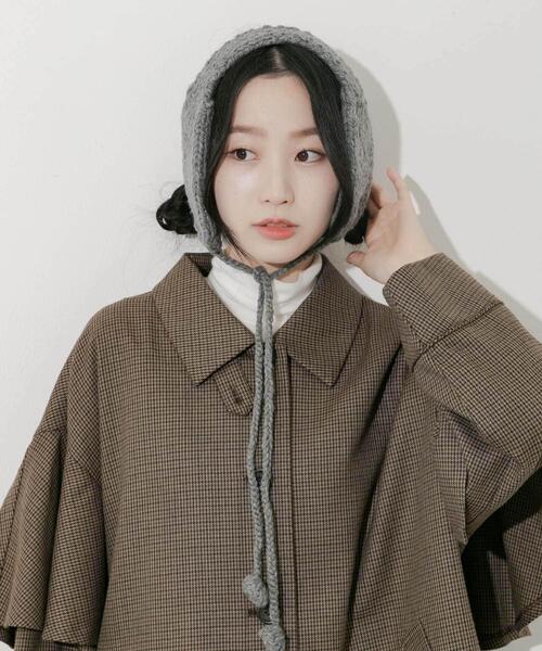 SMELLY(スメリー)の「ニットイヤーマフ(イヤーマフ・レディース・アイボリー/グレー/モカ・-)」の21枚目の写真