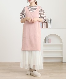 l'atelier Nuuit（アトリエヌイ）の「ウォッシュドコットン  クロスオーバーエプロン（エプロン）」