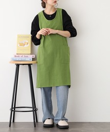 l'atelier Nuuit（アトリエヌイ）の「ウォッシュドコットン  クロスオーバーエプロン（エプロン）」