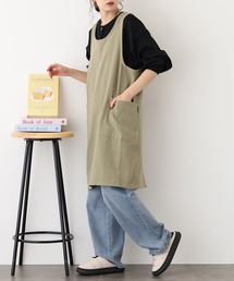 l'atelier Nuuit（アトリエヌイ）の「ウォッシュドコットン  クロスオーバーエプロン（エプロン）」