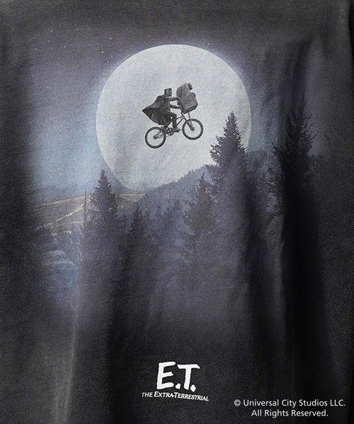 MAISON SPECIAL(メゾンスペシャル)の「《UNISEX》【MOVIE SERIES】「E.T.」- Moon&Bicycle - Prime-Over Crew Neck Long Sleeve T-Shirt/-月と自転車-プライムオーバークルーネックロングスリーブTシャツ【MAISON SPECIAL/メゾンスペシャル】(Tシャツ/カットソー・メンズ・ブラック/ネイビー・0/1/2)」の12枚目の写真