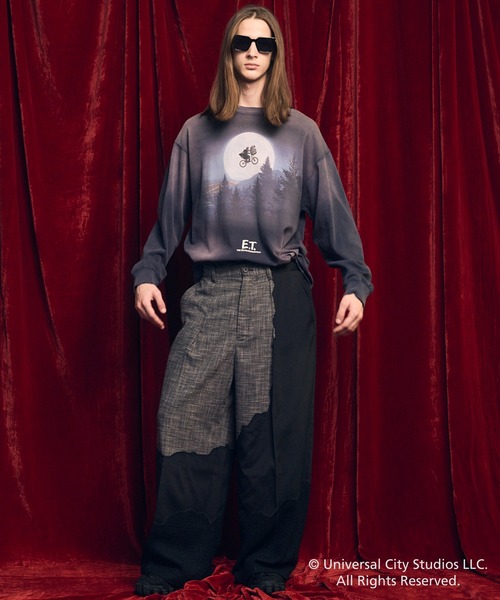 MAISON SPECIAL(メゾンスペシャル)の「《UNISEX》【MOVIE SERIES】「E.T.」- Moon&Bicycle - Prime-Over Crew Neck Long Sleeve T-Shirt/-月と自転車-プライムオーバークルーネックロングスリーブTシャツ【MAISON SPECIAL/メゾンスペシャル】(Tシャツ/カットソー・メンズ・ブラック/ネイビー・0/1/2)」の16枚目の写真