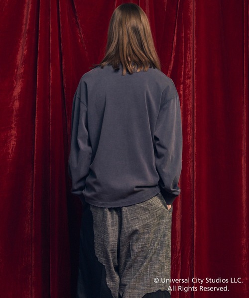 MAISON SPECIAL(メゾンスペシャル)の「《UNISEX》【MOVIE SERIES】「E.T.」- Moon&Bicycle - Prime-Over Crew Neck Long Sleeve T-Shirt/-月と自転車-プライムオーバークルーネックロングスリーブTシャツ【MAISON SPECIAL/メゾンスペシャル】(Tシャツ/カットソー・メンズ・ブラック/ネイビー・0/1/2)」の19枚目の写真