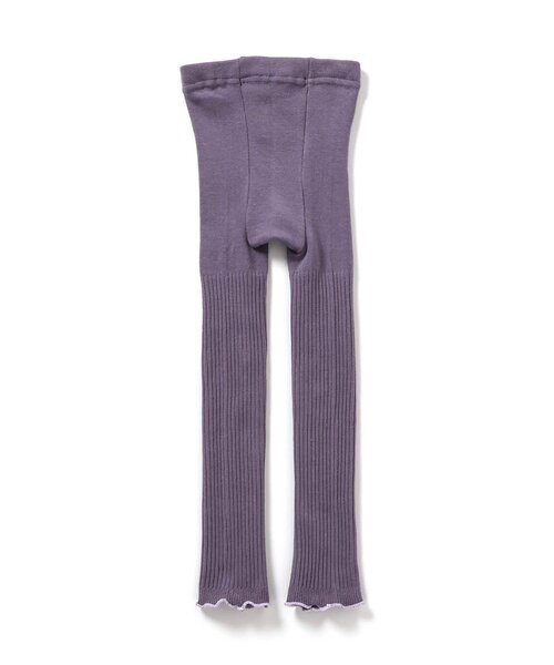 Ampersand(アンパサンド)の「【ジュニア対応】メロウウエストハグレギンス(レギンス/スパッツ・キッズ・エメラルド/アイボリー/チャコール/オレンジ/パープル・90/100/110/120/140/80)」の8枚目の写真