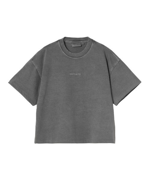 Carhartt WIP(カーハートダブリューアイピー)の「Carhartt WIP W' S/S BENTON T-SHIRT(カーハートワークインプログレス ウィメンズ ショートスリーブ ベントン Tシャツ)(Tシャツ/カットソー・メンズ・ピンク系/グレー系・X-SMALL/SMALL)」の3枚目の写真