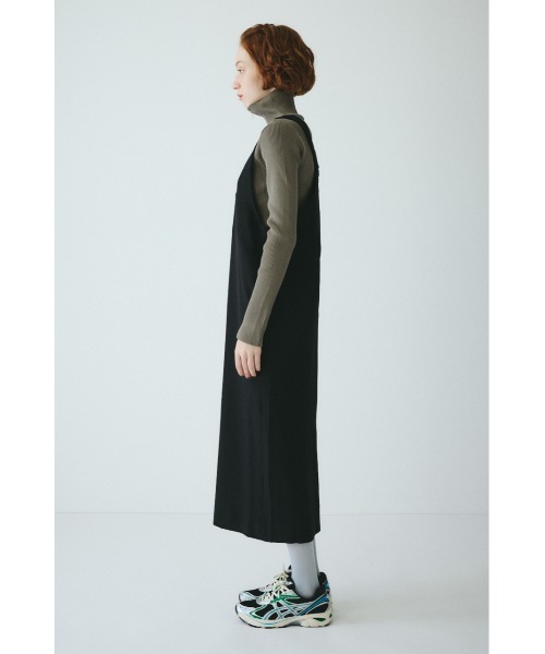 HeRIN.CYE(ヘリンドットサイ)の「V neck long dress Vネックロングドレス(ワンピース・レディース・ブラック/ブルー系その他3・38/36)」の3枚目の写真