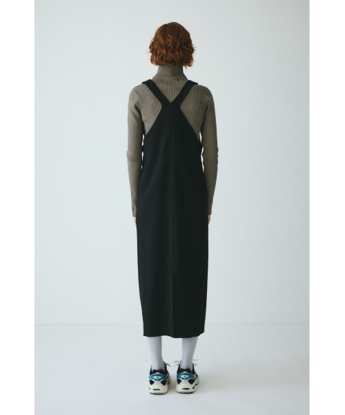 HeRIN.CYE(ヘリンドットサイ)の「V neck long dress Vネックロングドレス(ワンピース・レディース・ブラック/ブルー系その他3・38/36)」の4枚目の写真