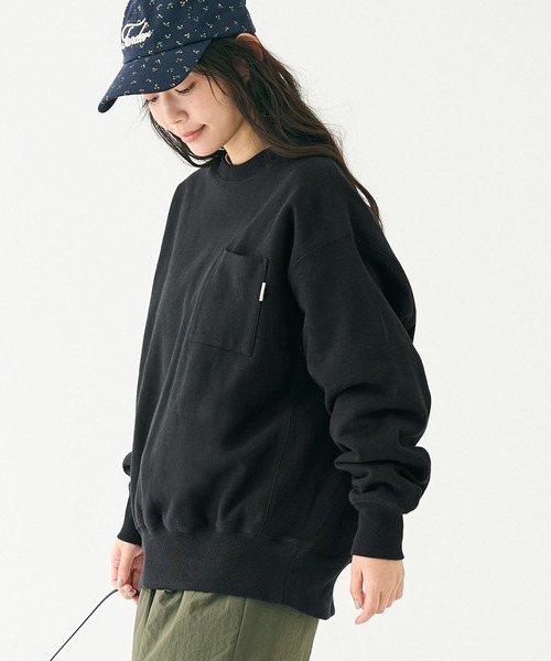 coca(coca)(コカ)の「ヘビーウェイトポケットスウェット(スウェット・レディース・ブラック/ライトグレー・S/M/L)」の11枚目の写真