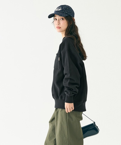 coca(coca)(コカ)の「ヘビーウェイトポケットスウェット(スウェット・レディース・ブラック/ライトグレー・S/M/L)」の14枚目の写真