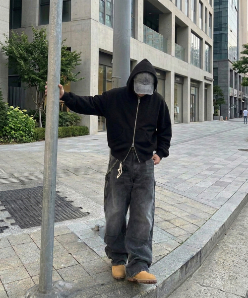 AGOD（エージーオーディー）の「バイオウォッシングリップストップフードジャケット[ブラック]（その他アウター・レディース・その他・SMALL/MEDIUM/LARGE）」の9枚目の写真