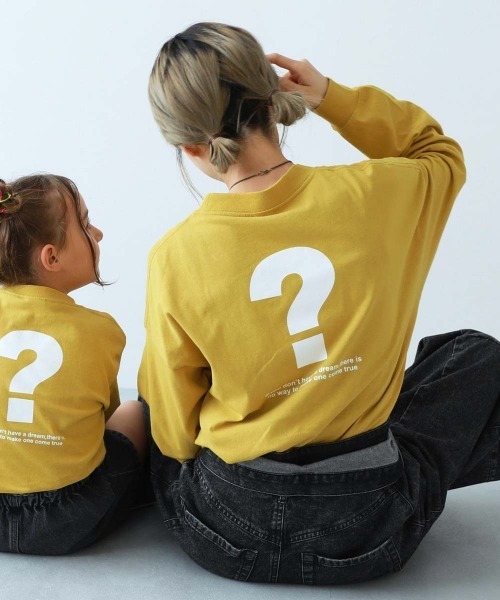 devirock（デビロック）の「綿100％ 大人 デビラボ  プリント 袖リブ 長袖Tシャツ（Tシャツ/カットソー・レディース・ブルー系その他/ピンク系その他/イエロー系その他/ブラック系その他2/グレー系その他/ホワイト系その他2/ブラック系その他/ホワイト系その他/グリーン系その他・M/LL/L）」の8枚目の写真