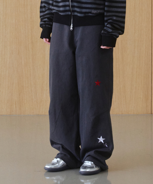 BAUF（バウフ）の「スターシンボルパンツ[チャコール]（スウェットパンツ・レディース・その他・MEDIUM/LARGE/SMALL）」の4枚目の写真