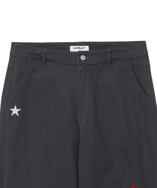 BAUF（バウフ）の「スターシンボルパンツ[チャコール]（スウェットパンツ・レディース・その他・MEDIUM/LARGE/SMALL）」の5枚目の写真