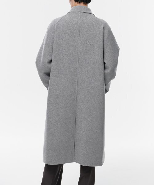 MUSINSA STANDARD（ムシンサスタンダード）の「カシミヤブレンドオーバーサイズバルマカンコート[ヘザーグレー]（チェスターコート・メンズ・その他・MEDIUM/LARGE/X-LARGE/XX-LARGE）」の10枚目の写真