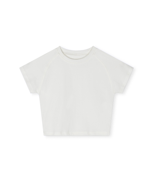 MOAA（モア）の「パネルシームクロップTシャツ（ホワイト）（Tシャツ/カットソー・レディース・その他・SMALL/MEDIUM）」の2枚目の写真