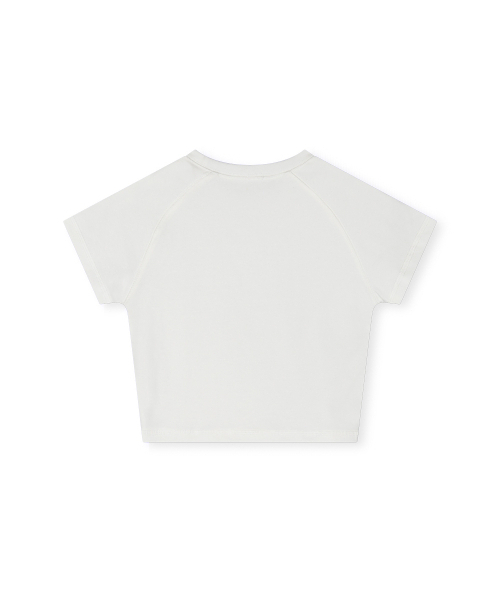 MOAA（モア）の「パネルシームクロップTシャツ（ホワイト）（Tシャツ/カットソー・レディース・その他・SMALL/MEDIUM）」の3枚目の写真