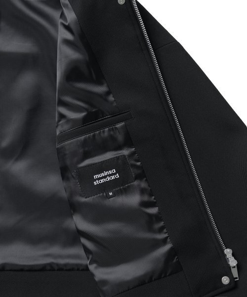 MUSINSA STANDARD WOMAN（ムシンサスタンダードウーマン）の「ウィメンズツイルクロップジャケット[ブラック]（その他アウター・レディース・その他・SMALL/MEDIUM/LARGE）」の11枚目の写真
