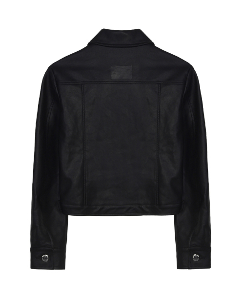 NICK&NICOLE(ニックアンドニコール)の「TRUCKER LINE LEATHER JACKET_BLACK(ライダースジャケット・レディース・その他・FREE)」の5枚目の写真