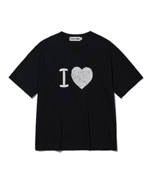 アイラブクロップTシャツ[ブラック]
