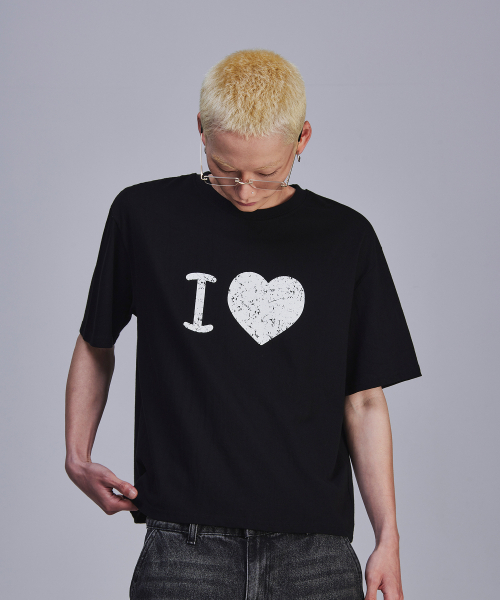 SCALLYWAG（スカリーワグ）の「アイラブクロップTシャツ[ブラック]（Tシャツ/カットソー・レディース・その他・SMALL/MEDIUM）」の4枚目の写真