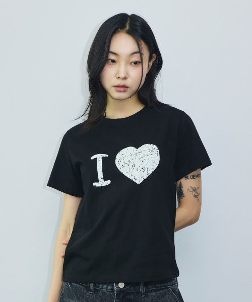SCALLYWAG（スカリーワグ）の「アイラブクロップTシャツ[ブラック]（Tシャツ/カットソー・レディース・その他・SMALL/MEDIUM）」の7枚目の写真