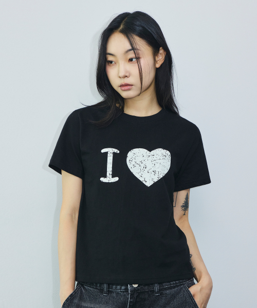 SCALLYWAG（スカリーワグ）の「アイラブクロップTシャツ[ブラック]（Tシャツ/カットソー・レディース・その他・SMALL/MEDIUM）」の8枚目の写真