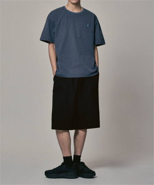 Verdnt（バーダント）の「オリジナルバードロゴ刺繍Tシャツ[ガーメントブルー]（Tシャツ/カットソー・レディース・ブルー・MEDIUM/LARGE/SMALL）」の12枚目の写真