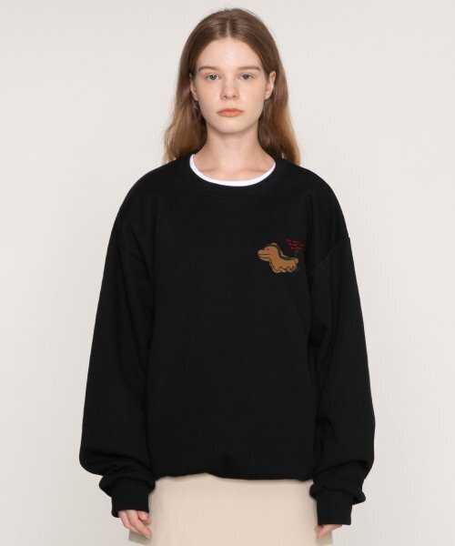 GRAVER（グレーバー）の「[ユニセックス]FAST HORSE スウェット_ブラック（スウェット・レディース・ブラック・SMALL/LARGE/MEDIUM）」の2枚目の写真