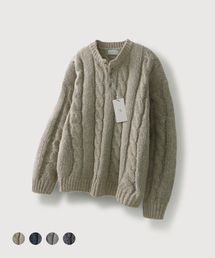 Sono Cable Henley Neck Knit_4Colors