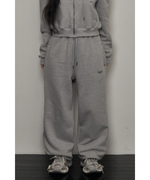 セール】Rivet Jogger Pants (gray)（スウェットパンツ）｜KHAKIPOINT
