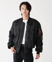 Alpha Industries（アルファインダストリーズ）の「Alpha Industries/アルファ インダストリーズ/MA-1 ZIPPERED PRINT FLIGHT JACKET/エムエーワン ジッパード プリント フライト ジャケット（MA-1・メンズ）」