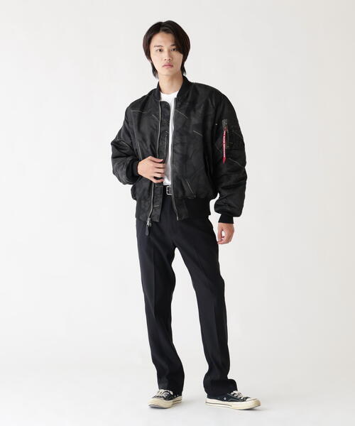 Alpha Industries（アルファインダストリーズ）の「Alpha Industries/アルファ インダストリーズ/MA-1 ZIPPERED PRINT FLIGHT JACKET/エムエーワン ジッパード プリント フライト ジャケット（MA-1・メンズ・その他・XL/L）」の4枚目の写真