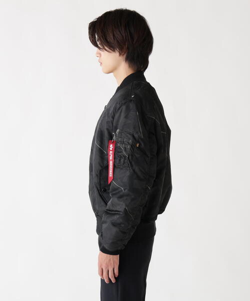 Alpha Industries（アルファインダストリーズ）の「Alpha Industries/アルファ インダストリーズ/MA-1 ZIPPERED PRINT FLIGHT JACKET/エムエーワン ジッパード プリント フライト ジャケット（MA-1・メンズ・その他・XL/L）」の6枚目の写真