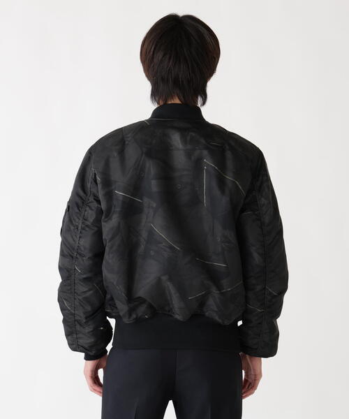 Alpha Industries（アルファインダストリーズ）の「Alpha Industries/アルファ インダストリーズ/MA-1 ZIPPERED PRINT FLIGHT JACKET/エムエーワン ジッパード プリント フライト ジャケット（MA-1・メンズ・その他・XL/L）」の7枚目の写真