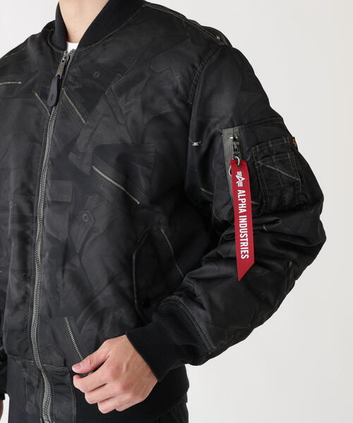 Alpha Industries（アルファインダストリーズ）の「Alpha Industries/アルファ インダストリーズ/MA-1 ZIPPERED PRINT FLIGHT JACKET/エムエーワン ジッパード プリント フライト ジャケット（MA-1・メンズ・その他・XL/L）」の10枚目の写真