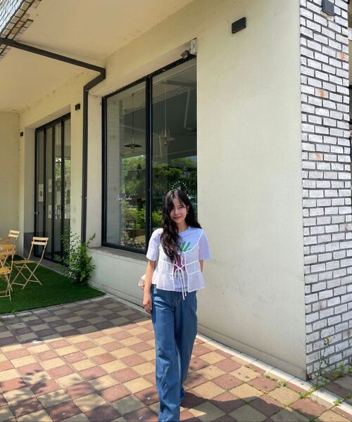 BRILLEMONTHS（ブリルモンス）の「シースルーテンセルビスチェ[ホワイト]（シャツ/ブラウス・レディース・その他・SMALL/MEDIUM）」の4枚目の写真