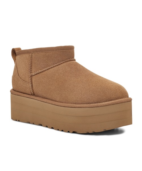 ADAM ET ROPE'（アダムエロペ）の「【UGG(アグ)】W CLASSIC ULTRA MINI PLATFORM（ブーツ・レディース・キャメル/チャコールグレー/ブラック・23/24/25）」の16枚目の写真